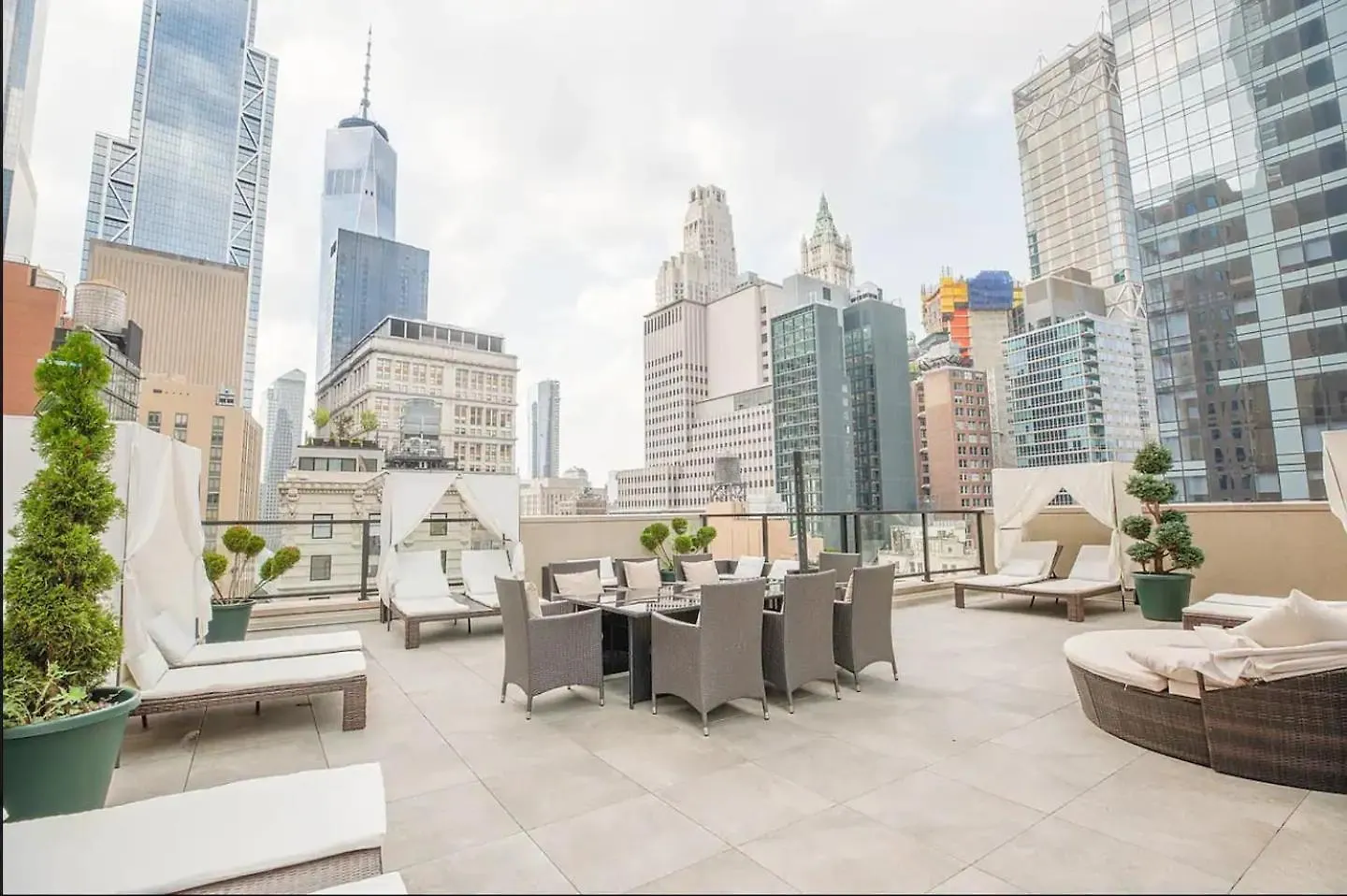 Apartment Spacious Luxury 2Bd Downtown Gym W/D Doorman New York