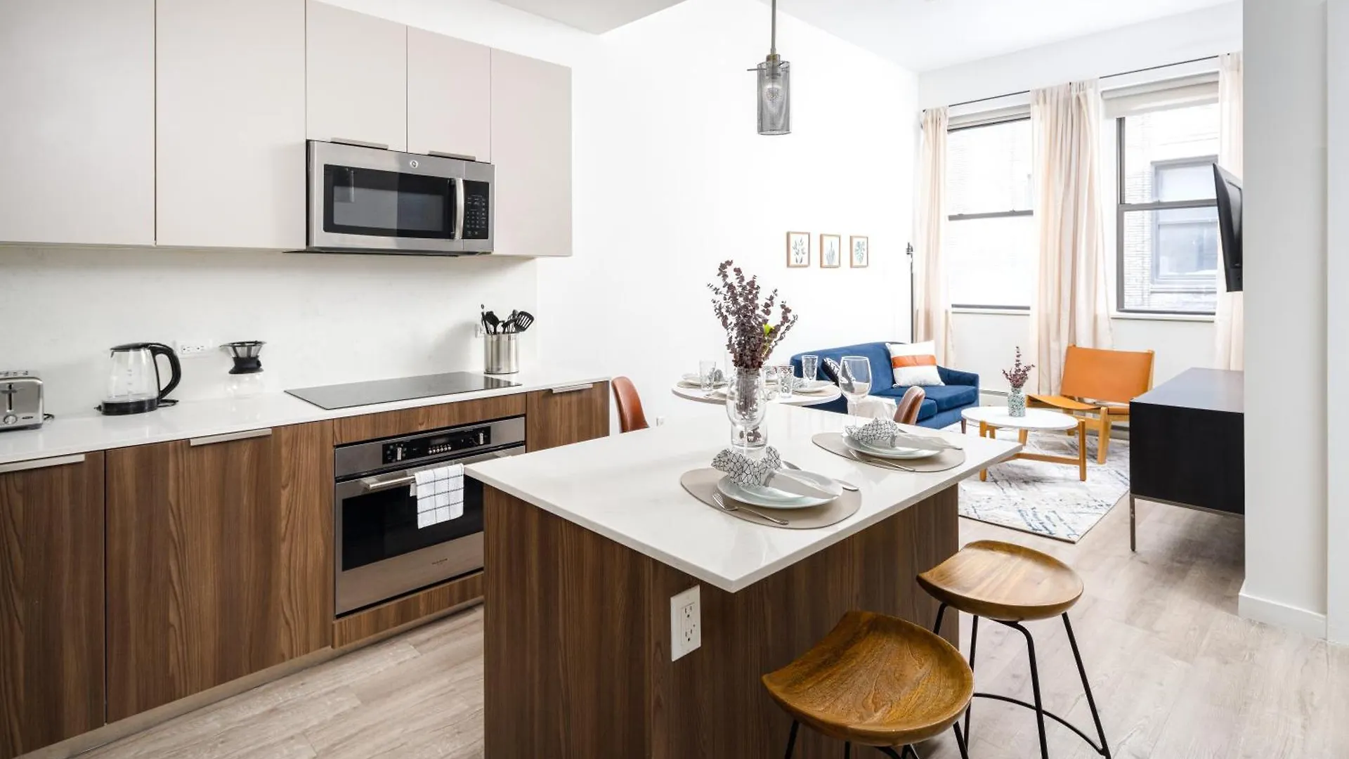 Apartment Spacious Luxury 2Bd Downtown Gym W/D Doorman New York